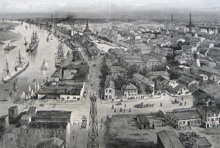 The City and Harbour of Savannah, Georgia, 1883