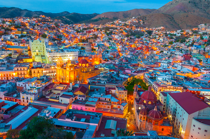 Guanajuato at night