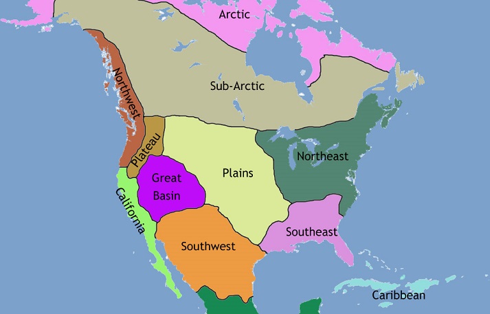 California Native American Tribes Map American Indian Heritage