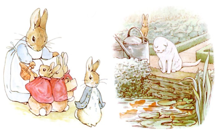 Illustrations from The Tale of Peter Rabbit