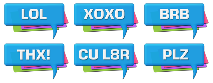 Chat Words Colorful Comment Symbols
