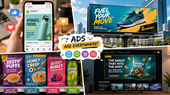 Ads in every corner of life