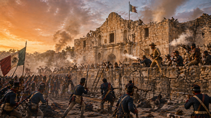 The Battle of the Alamo, recreated
