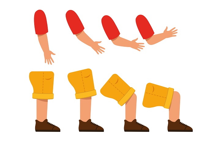 bending knees and elbows bending knees and elbows