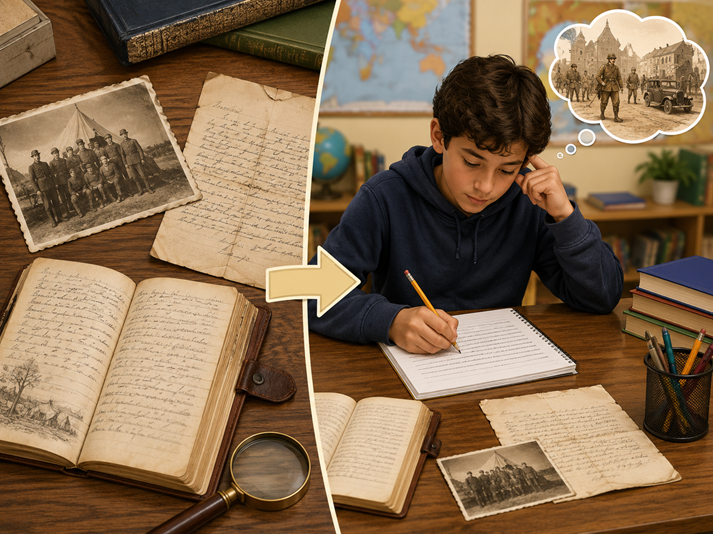Researching history through imagination and study