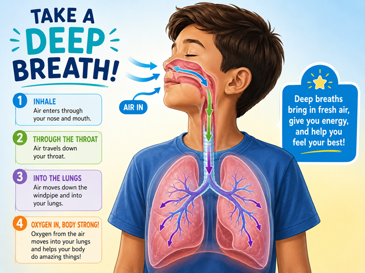 Take a deep breath diagram