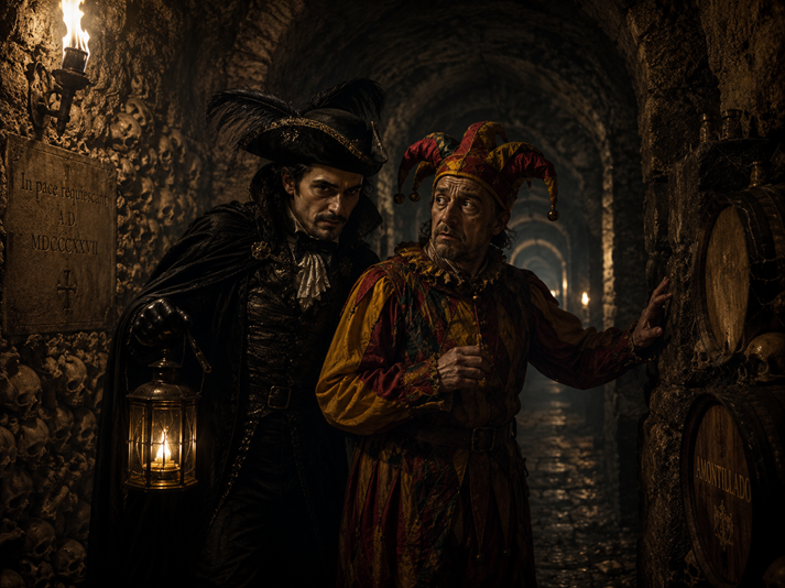 A sinister meeting in the catacombs