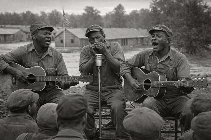 Blues performance at CCC camp