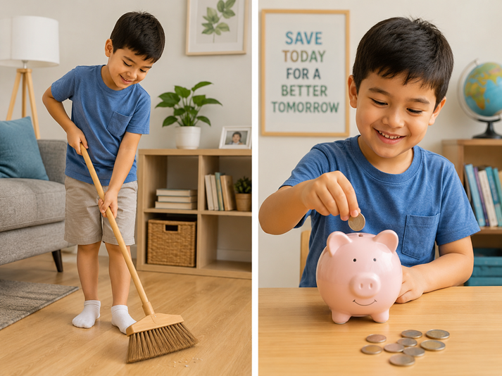getting money for doing chores
