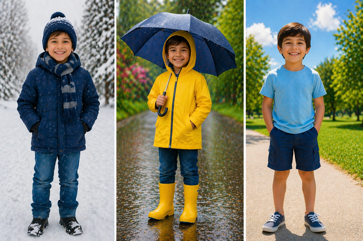 Seasons of a boy's smile