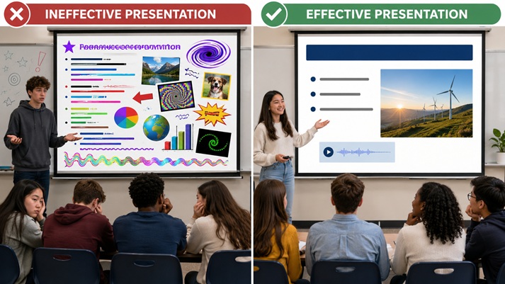 Effective vs ineffective presentations