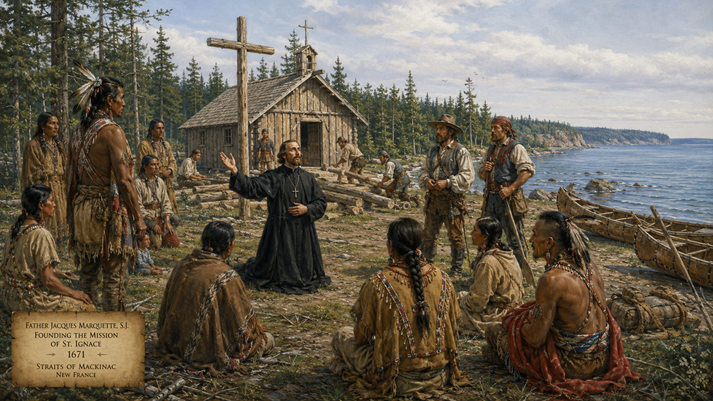 Founding of the St. Ignace mission