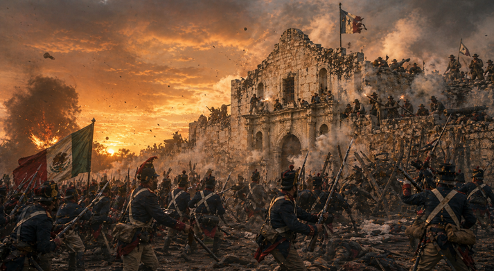 Siege at dawn: a fiery clash