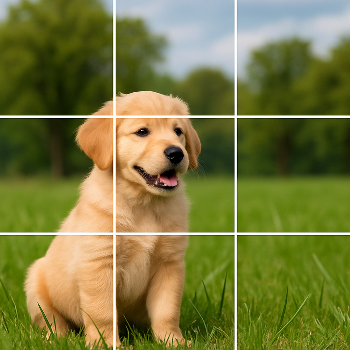 taking photo of a dog