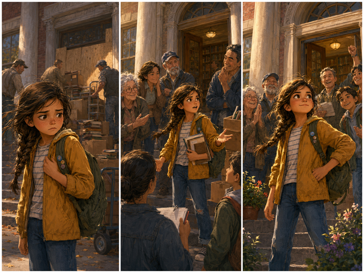 A young girl’s journey of hope