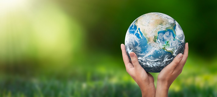 keep the earth safe hands holding the earth
