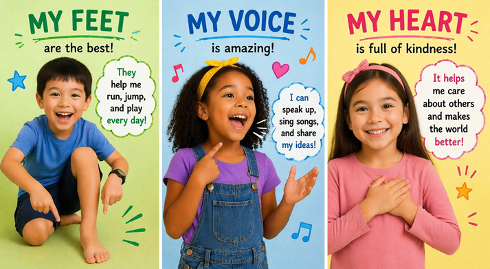 My feet, voice, and heart