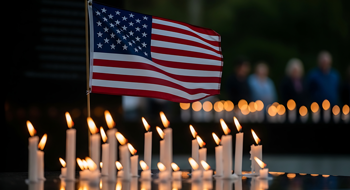 Remembering Patriot Day 9/11 A Candlelit Tribute to Honor and Remembrance