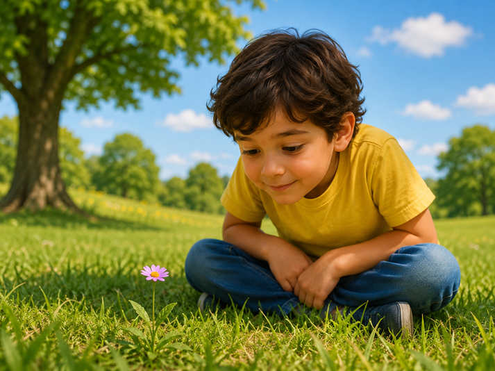 A moment of wonder in nature