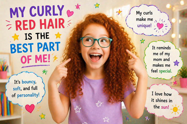 My curly red hair is special