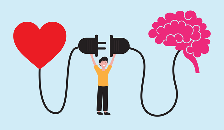 heart brain connection control feeling emotion