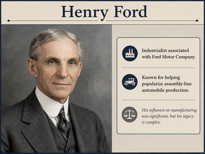 Henry Ford: Industrial Pioneer and Legacy