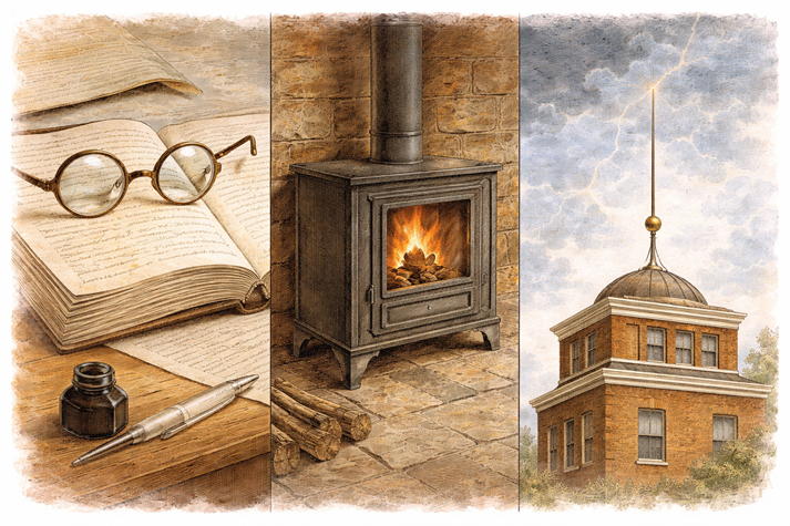 image showing Franklin&rsquo;s original inventions