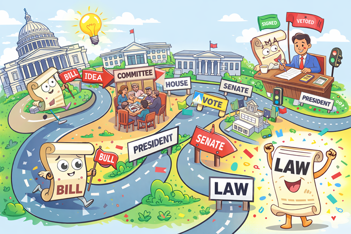 The journey of a bill