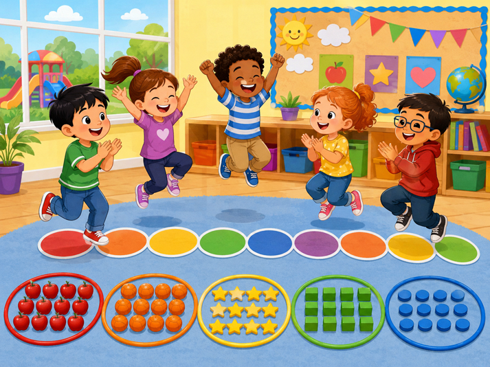 Playful learning in a vibrant classroom