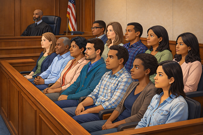 Everyday citizens, like these jurors, can have an important role in deciding the outcome of a trail.