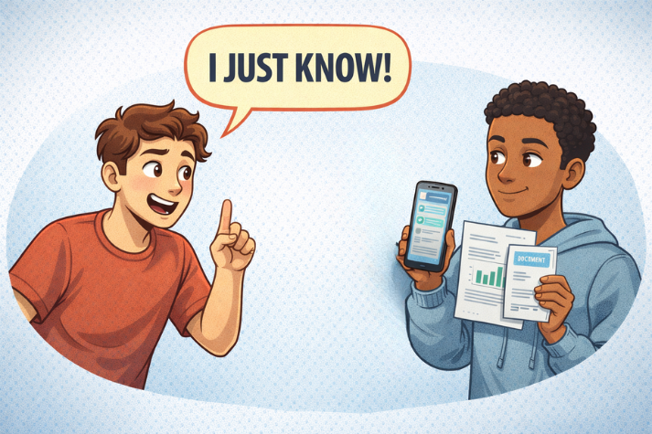 Debating facts and evidence