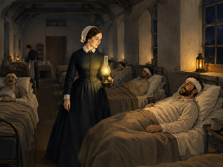 A quiet evening in the ward