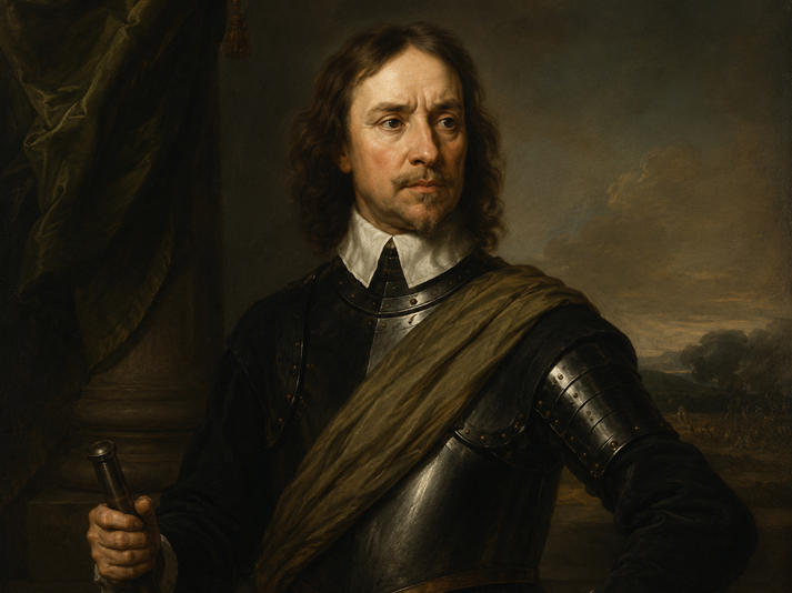 Baroque portrait of a commanding figure