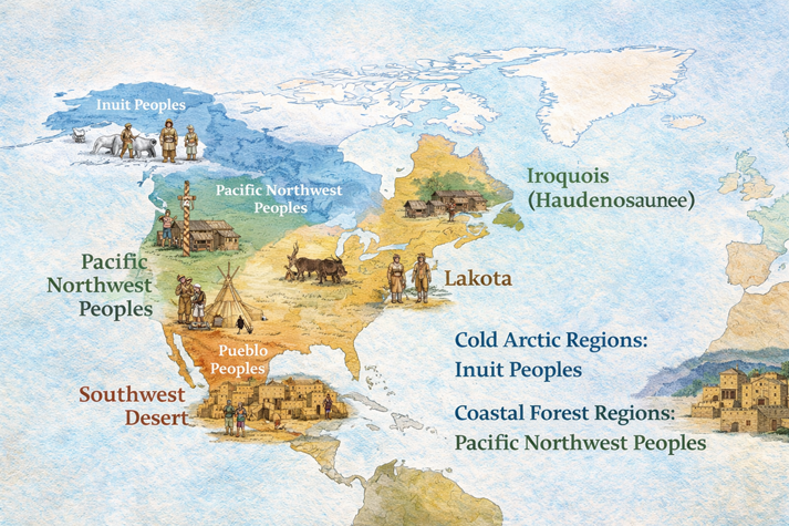 raditional Indigenous tribes of North America