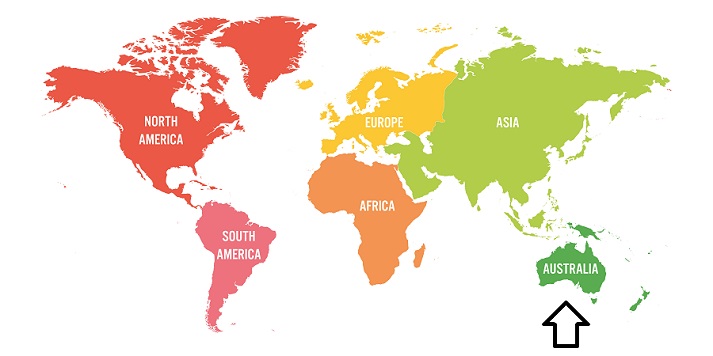 world map