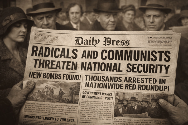 1920s fears in the headlines