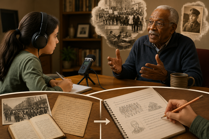 Oral history in the making