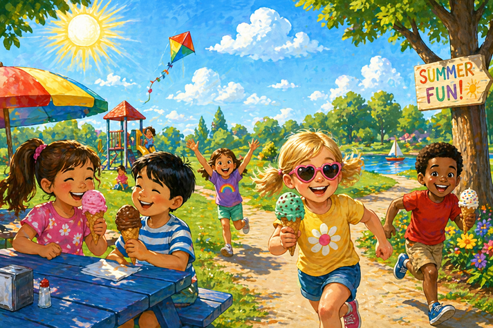 Summer fun at the park
