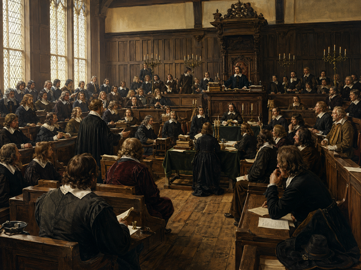 17th-century parliamentary assembly in session