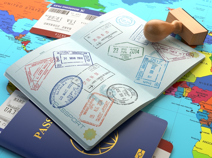 passport with stamps passport with stamps