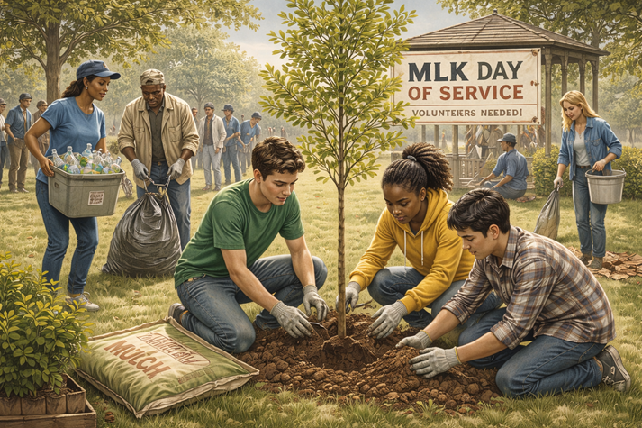 Martin Luther King Jr. Day service event