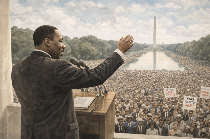 March on Washington speech moment