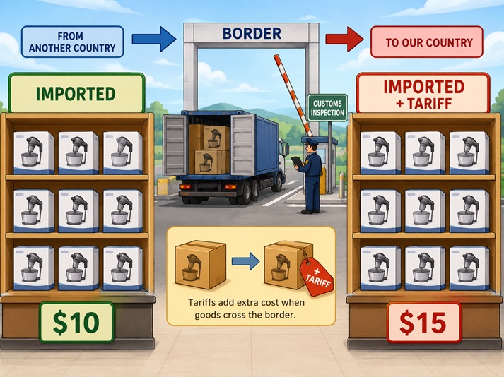 Tariffs and trade explained visually