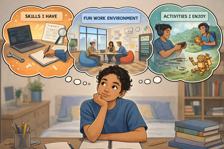 Exploring skills, work, and hobbies