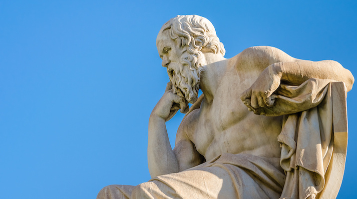 thinking statue