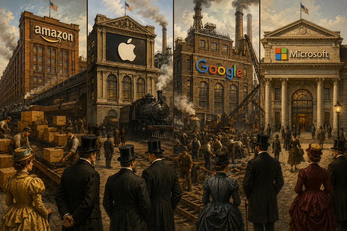 Tech giants in a gilded age