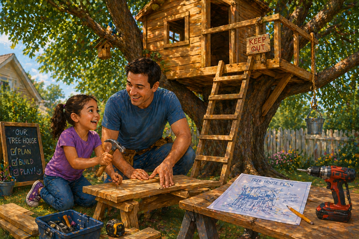 Building memories in the backyard