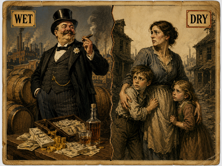 Wet versus dry: a moral divide