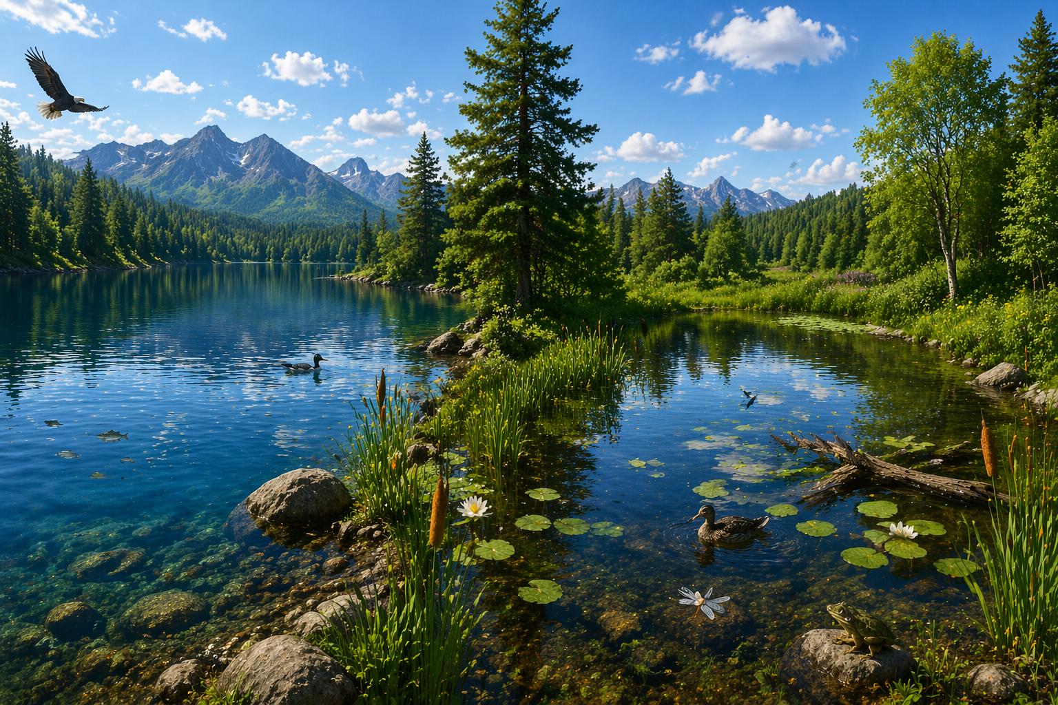 Lesson - Lake or Pond? Exploring Freshwater Habitats Educational Resources K12 Learning